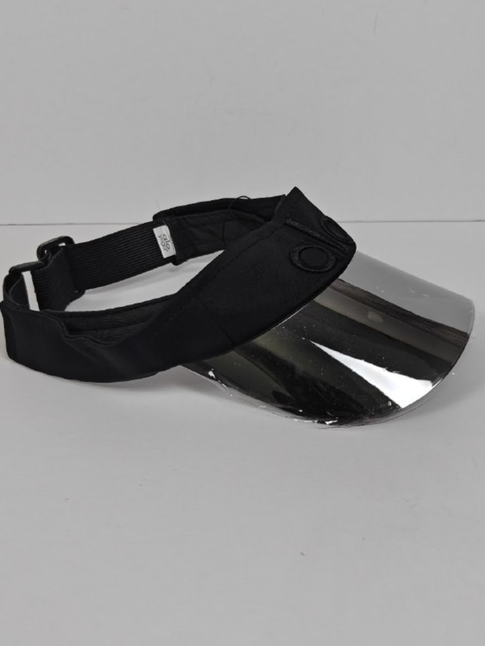 Alo Yoga Black Clear Brim Sun Visor